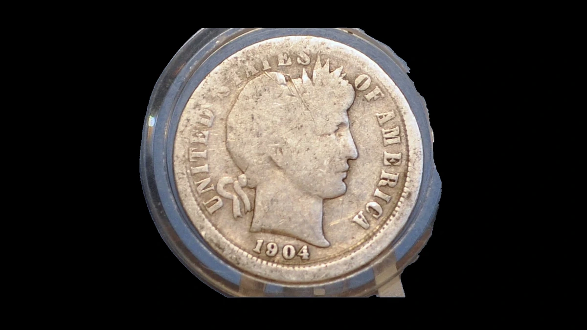 1904 Dime Errors — error coin photographs