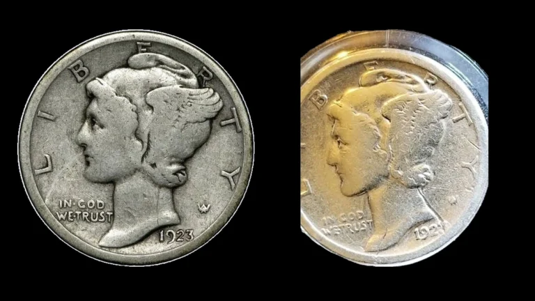1923 Dime Errors — error coin photographs