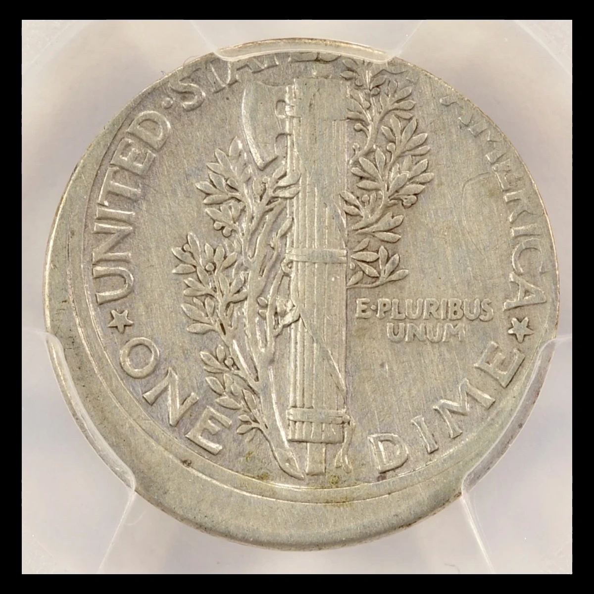 1934 Mercury Dime: Misaligned Die