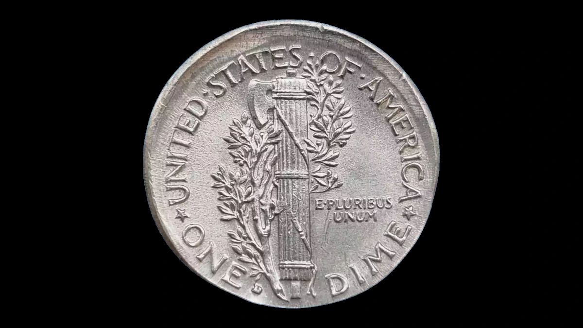 1937 Mercury Dime: Off-Center Strike
