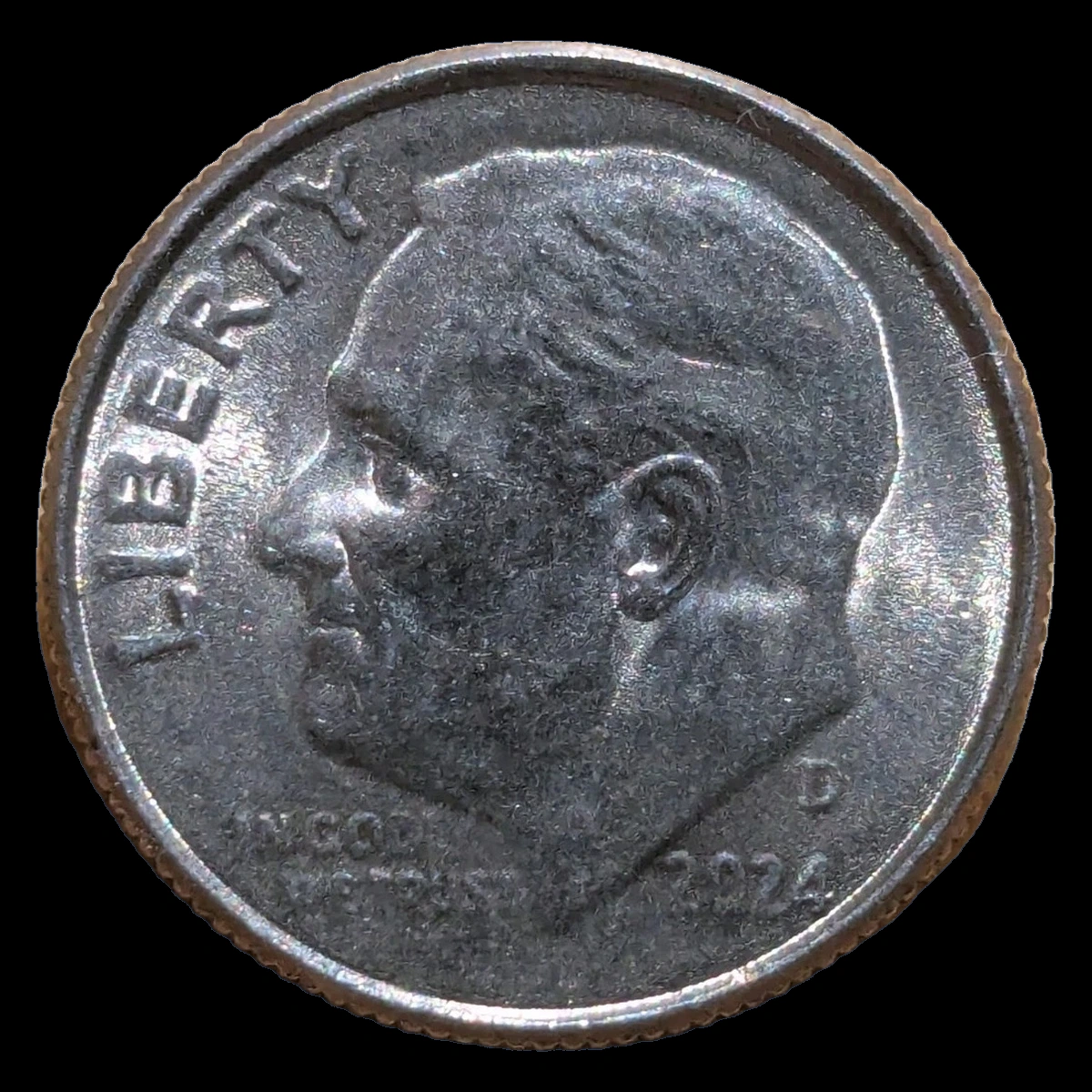 2024 Roosevelt Dime: Struck-Through Error