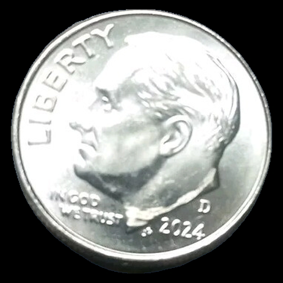 2024 Roosevelt Dime: Lamination / Split Planchet