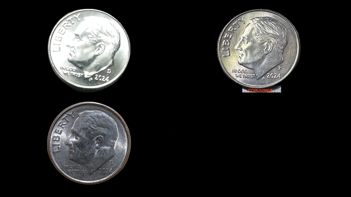 2024 Dime Errors — error coin photographs