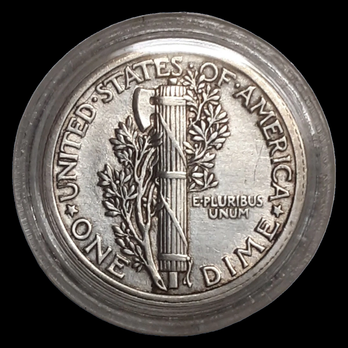 1916 Mercury Dime: Die Crack / Die Chip
