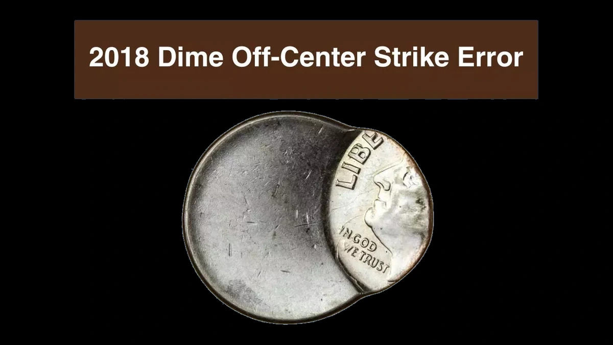2018 Roosevelt Dime: Off-Center Strike