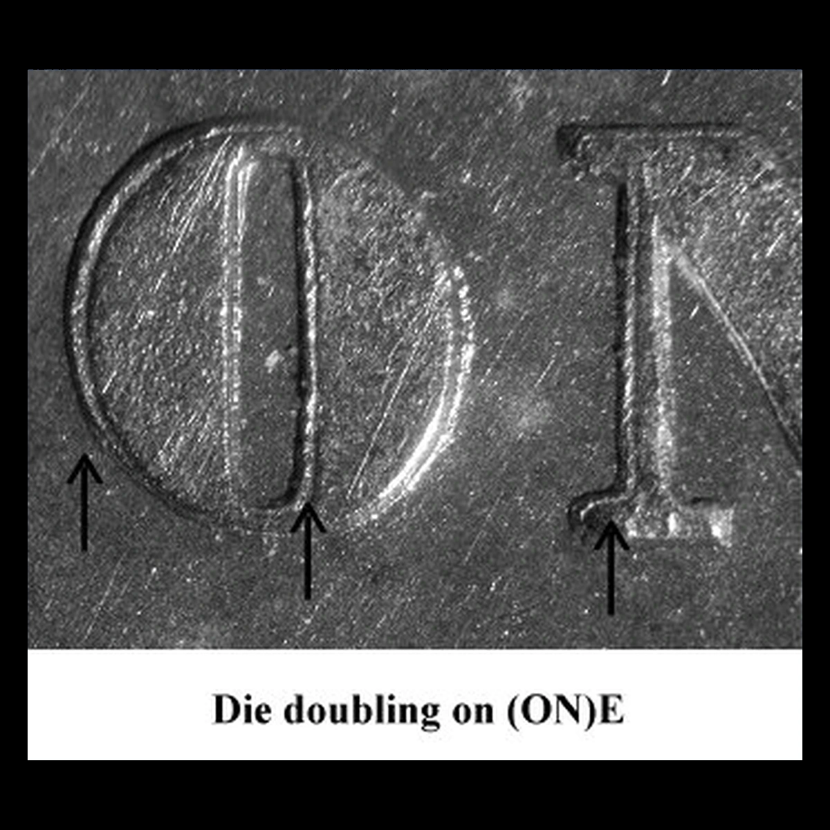 1889 Liberty Seated Dime: Doubled Die Reverse