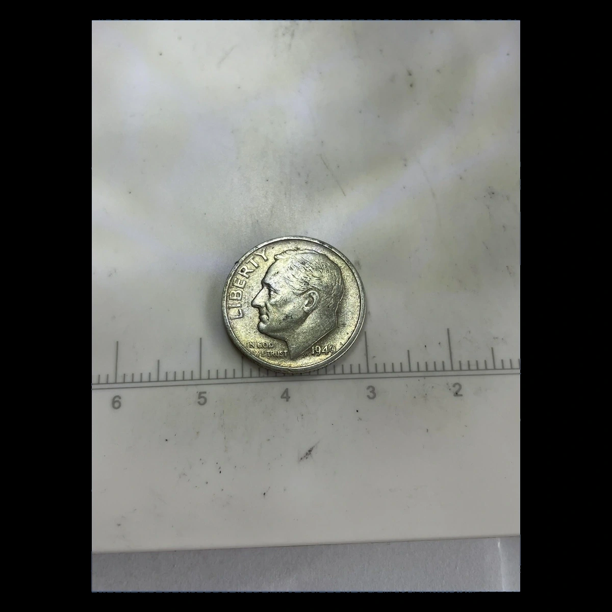 1949 Roosevelt Dime: Doubled Die Obverse