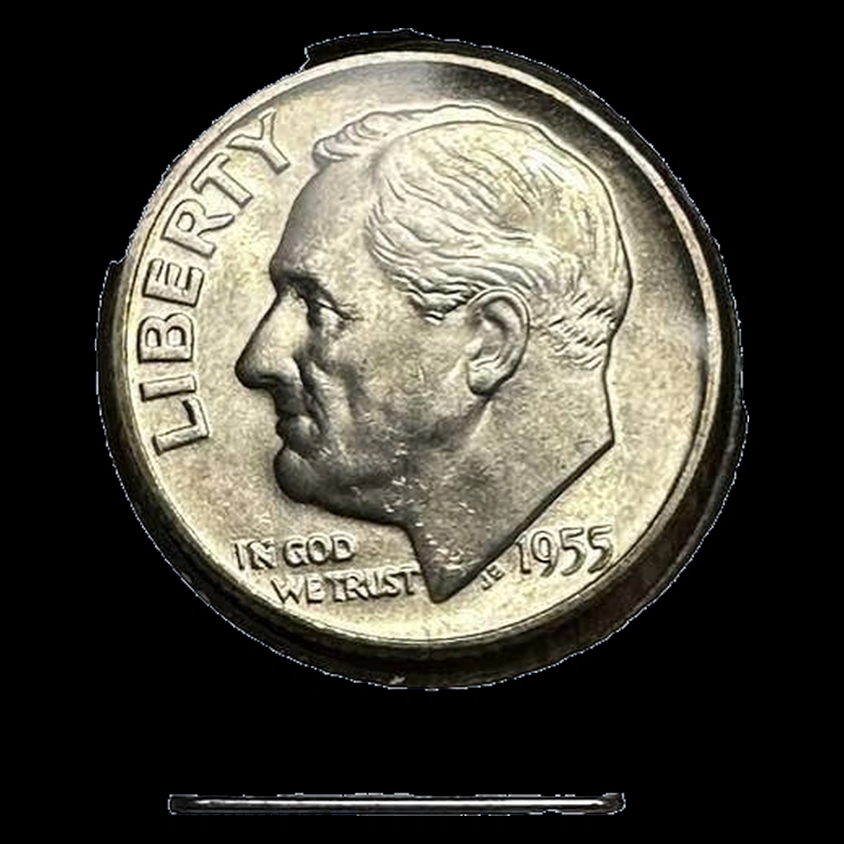1955 Roosevelt Dime: Die Deterioration
