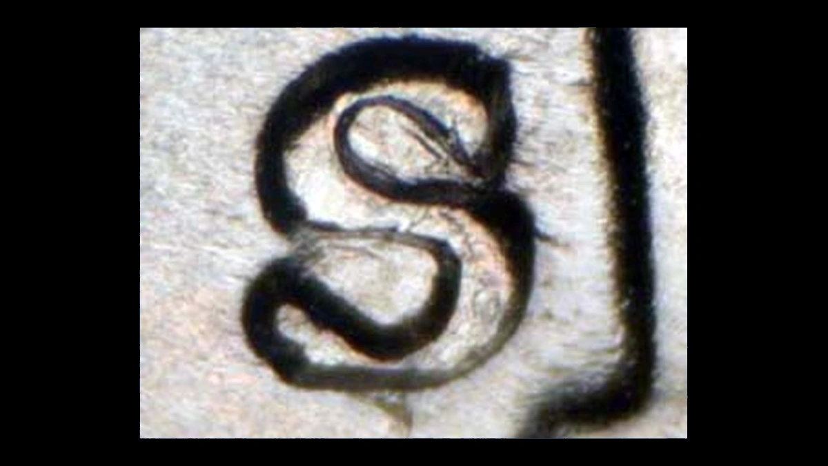 1955 Roosevelt Dime: Repunched S Mintmark