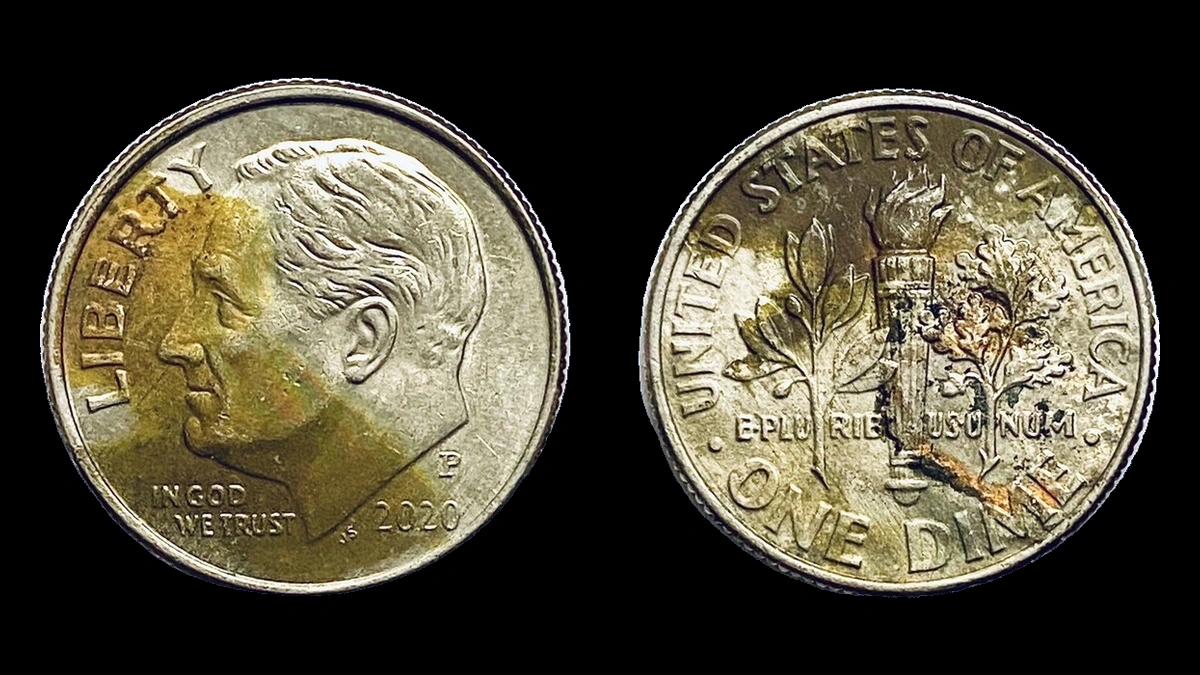 2020 Roosevelt Dime: Missing Clad Layer