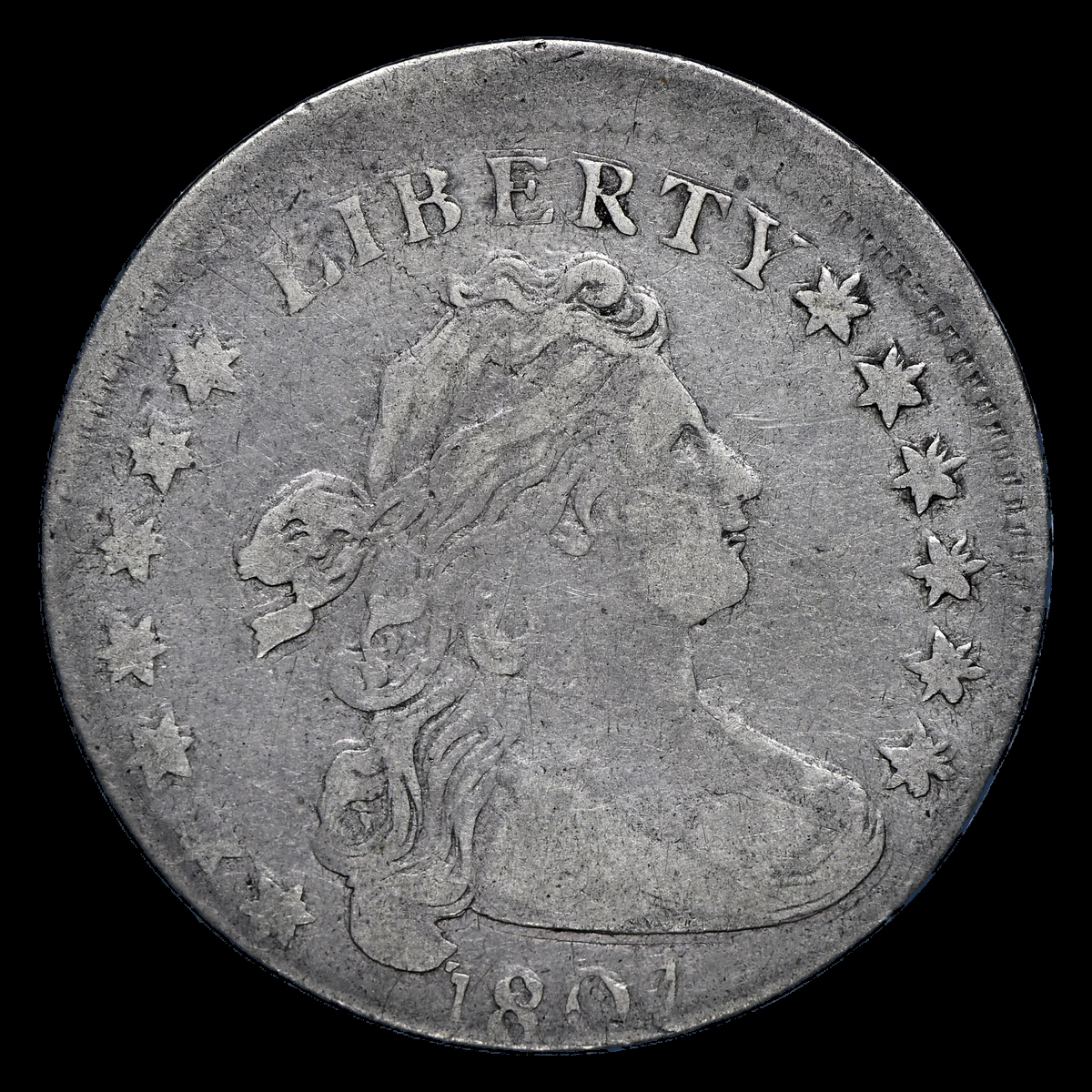 1807 Draped Bust Dime: Multiple Strike