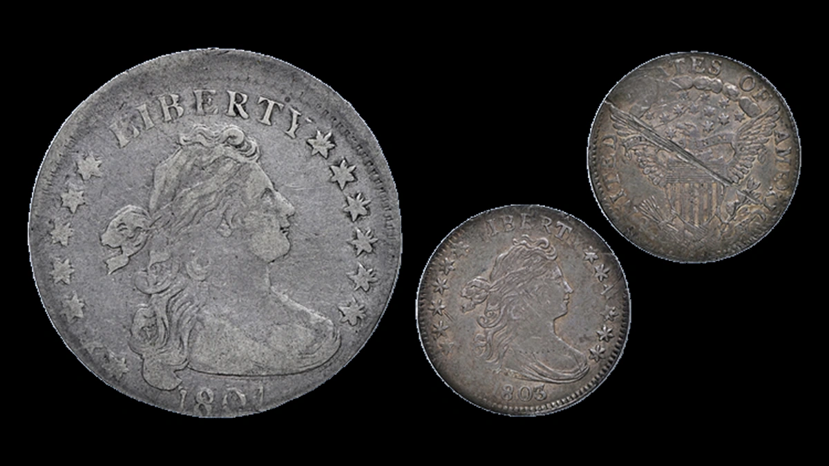 1807 Draped Bust Dime: Off-Center Strike