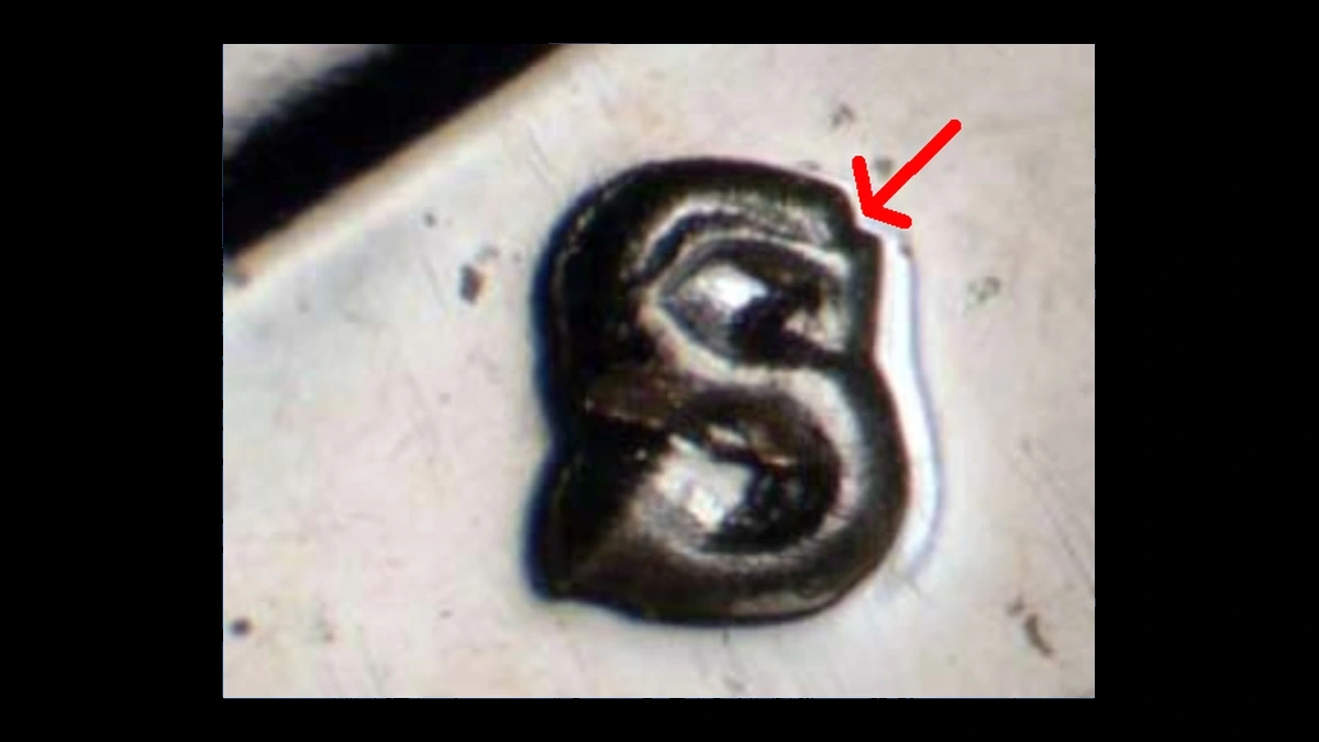 1975 Roosevelt Dime: Repunched Mintmark