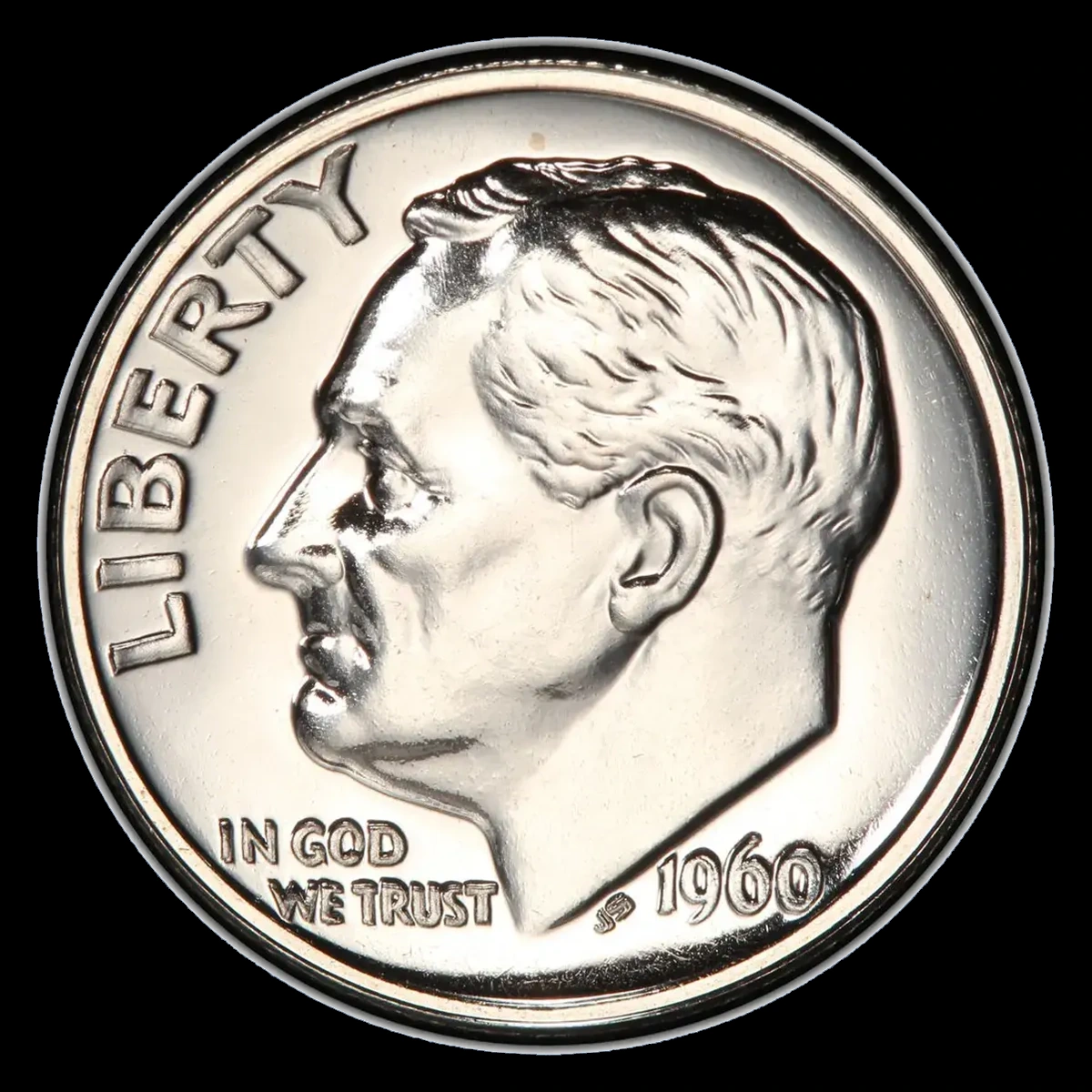 1960 Roosevelt Dime: Proof Doubled Die Obverse
