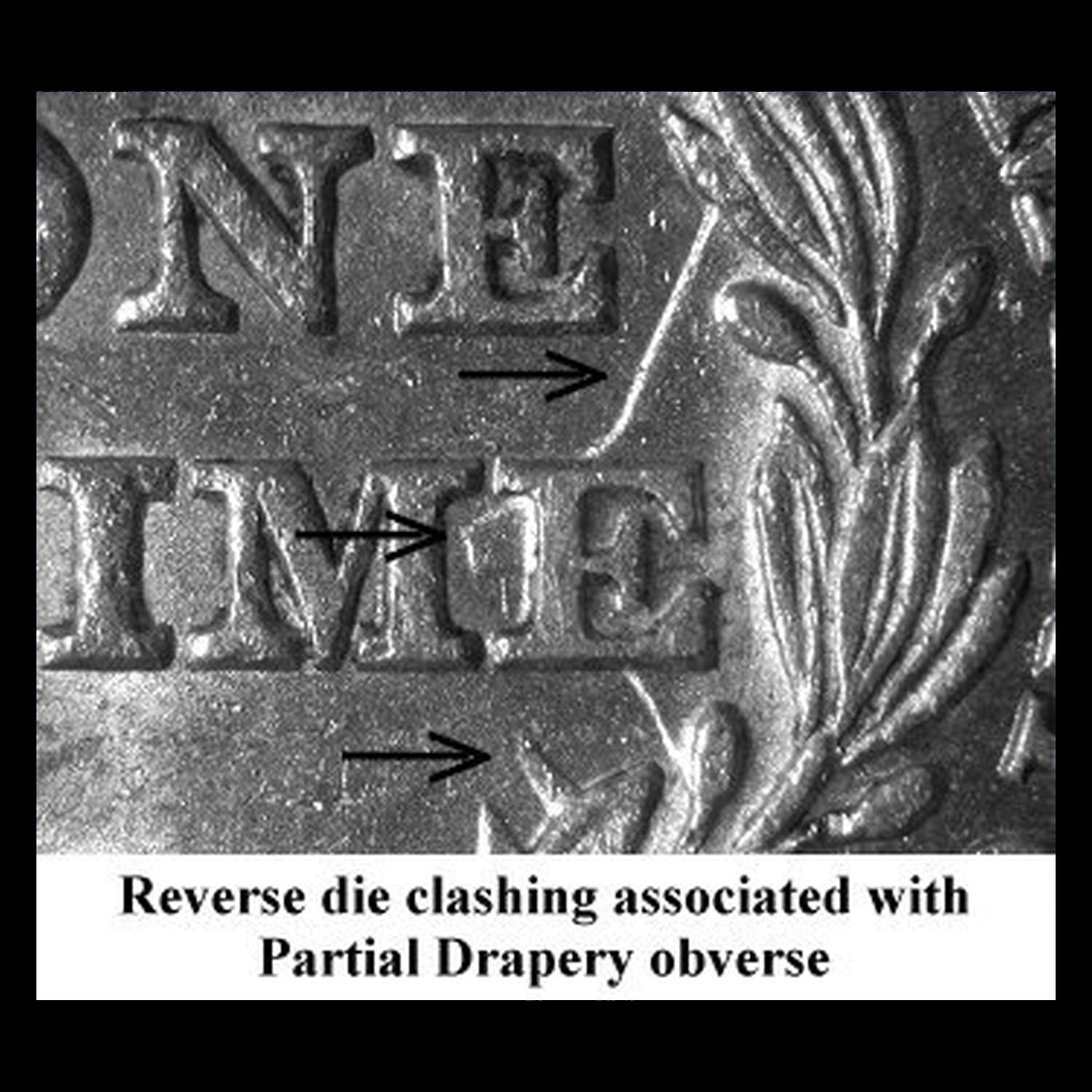 1838 Liberty Seated Dime: Clashed Dies