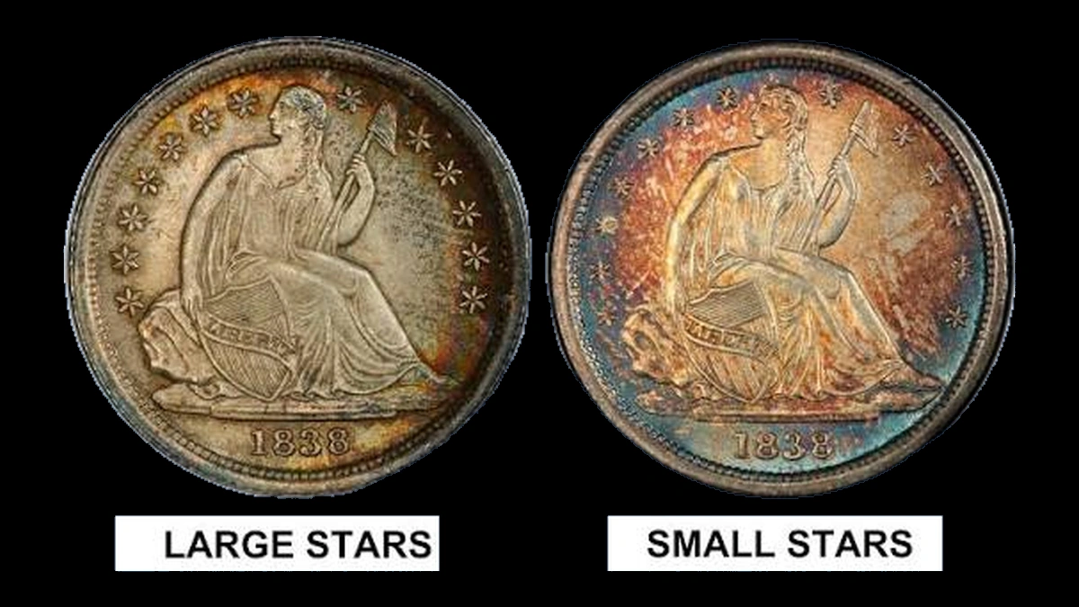 1838 Liberty Seated Dime: Engraving Error