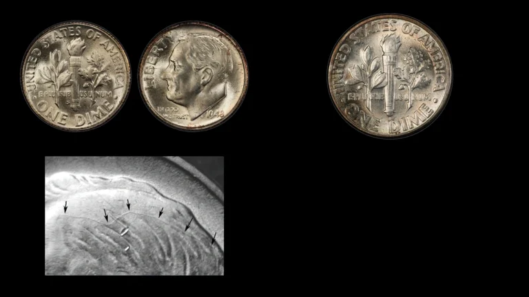 1948 Dime Errors — error coin photographs