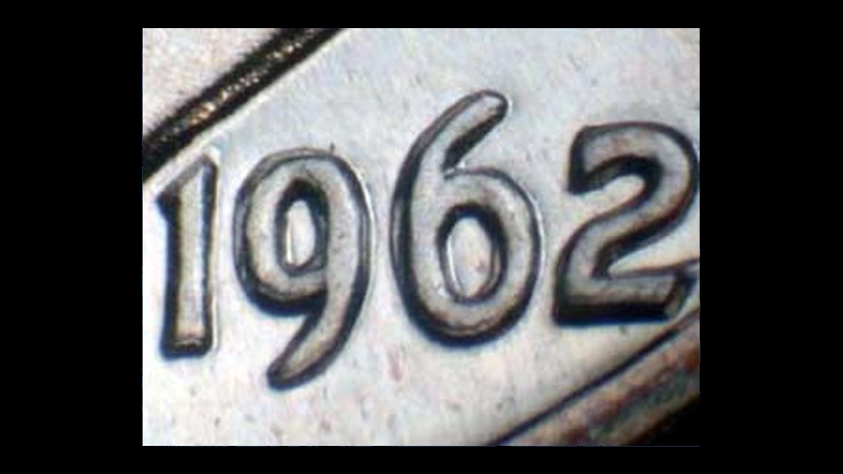 1962 Roosevelt Dime: Doubled Die Obverse