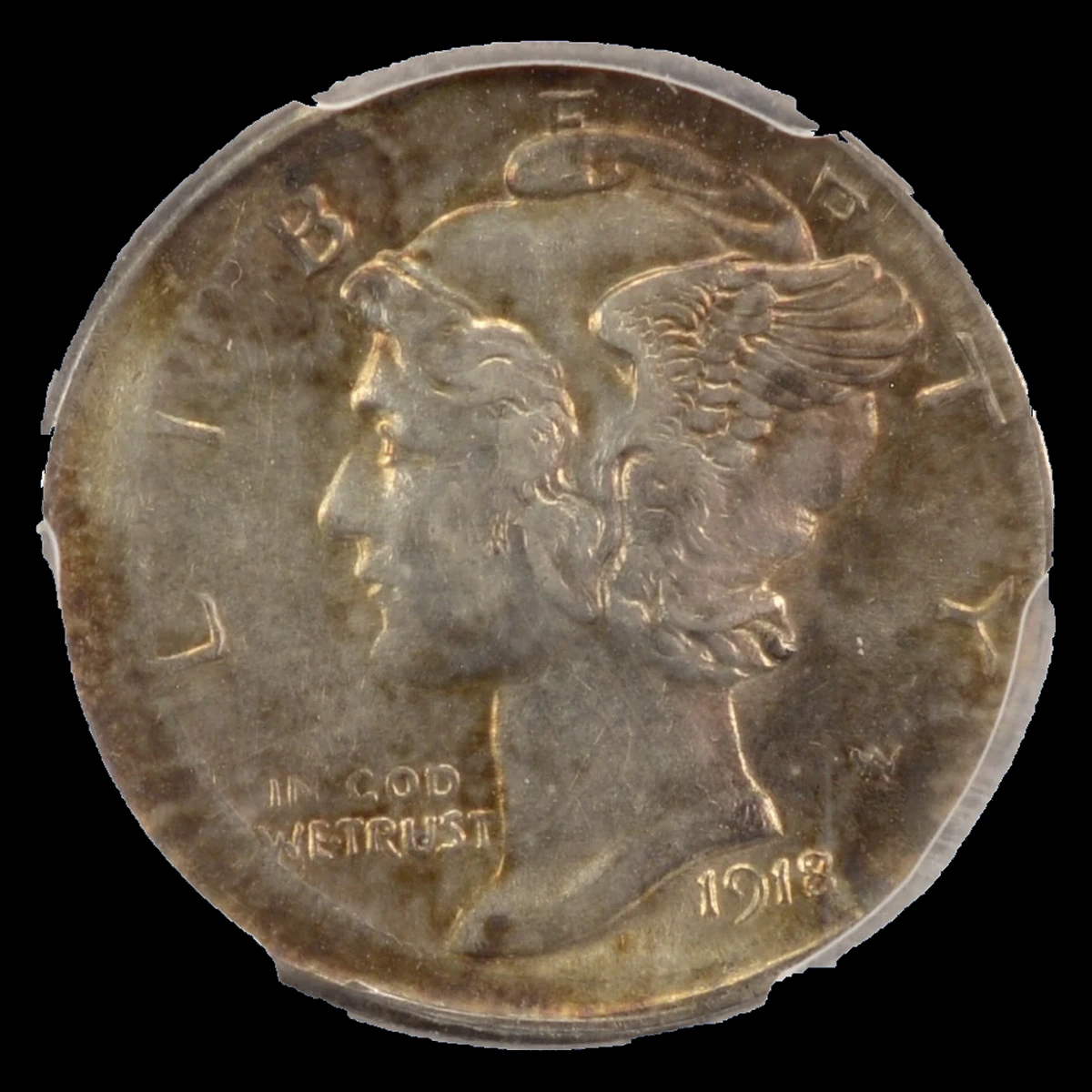 1918 Mercury Dime: Broadstrike