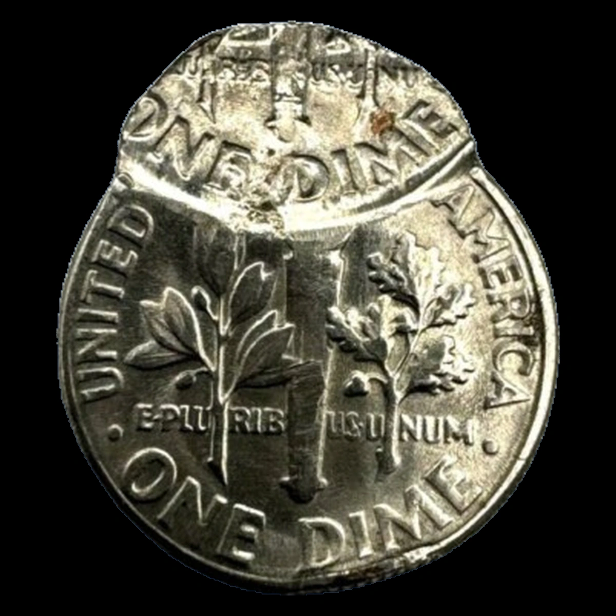 1978 Roosevelt Dime: Double Strike with Off-Center Second Strike