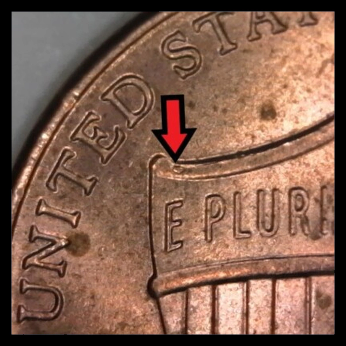 2020 Lincoln Penny: Die Crack / Die Chip