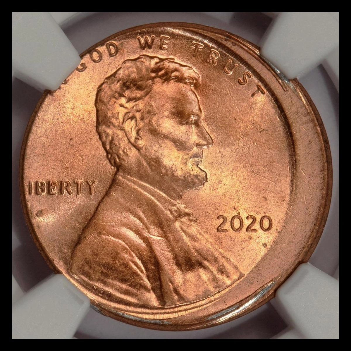 2020 Lincoln Penny: Off-Center Strike