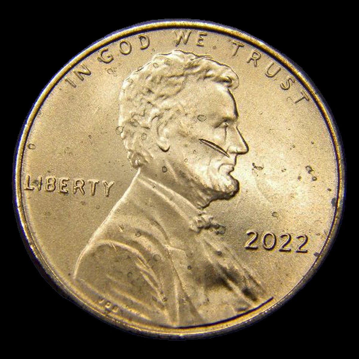 2022 Lincoln Penny: Struck-Through Error