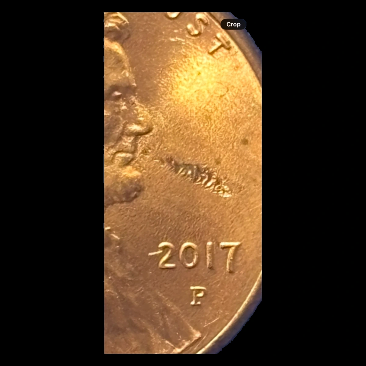 2017 Lincoln Penny: Struck-Through Error