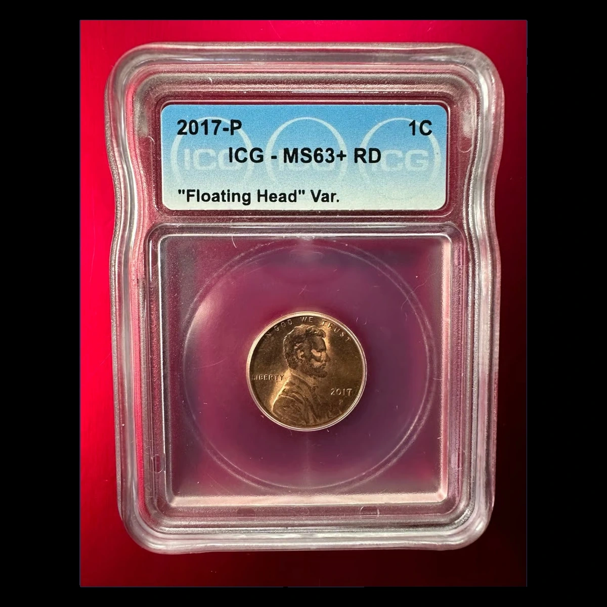 2017 Lincoln Cent (Modern): Overpolished Die