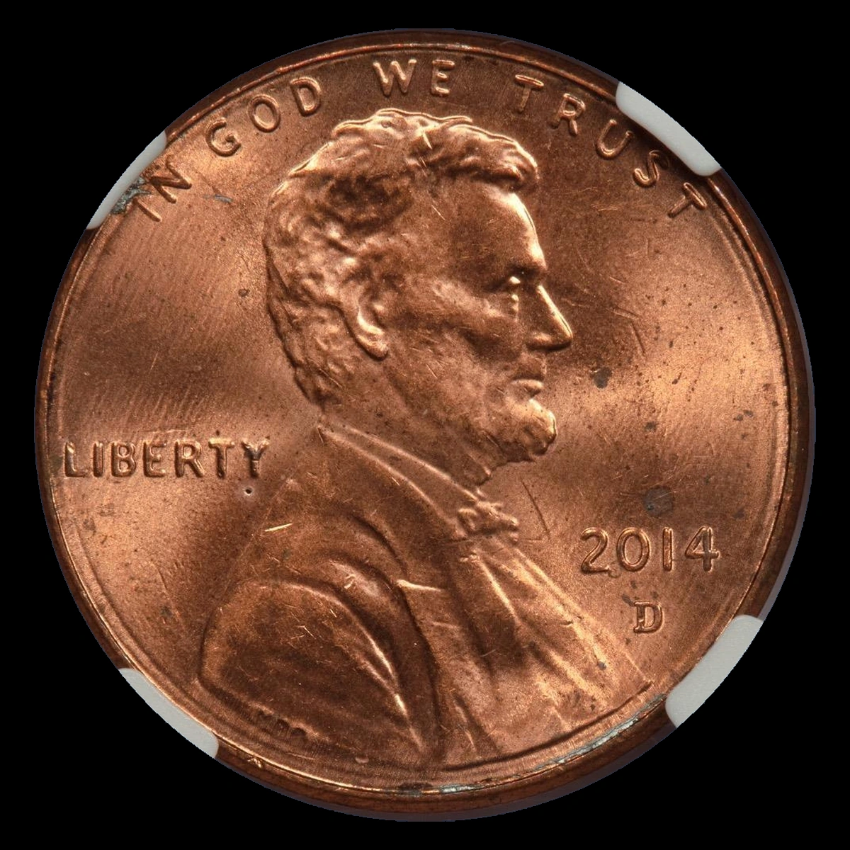 2014 Lincoln Cent (Modern): Plating Error