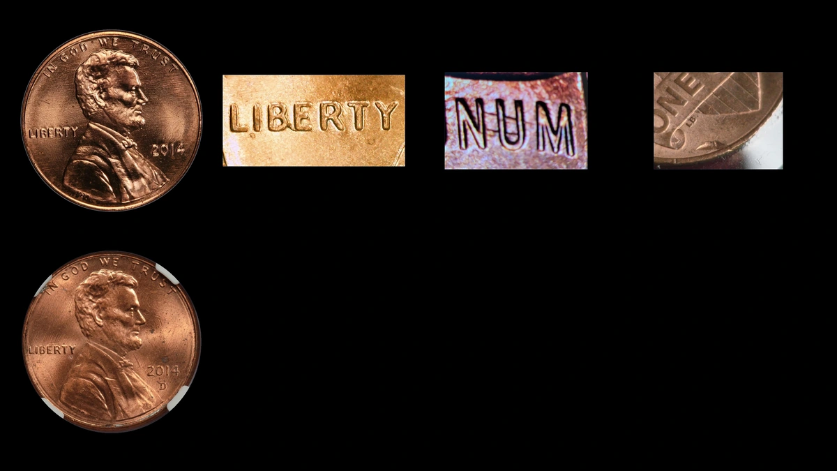 2014 Penny Errors — error coin photographs