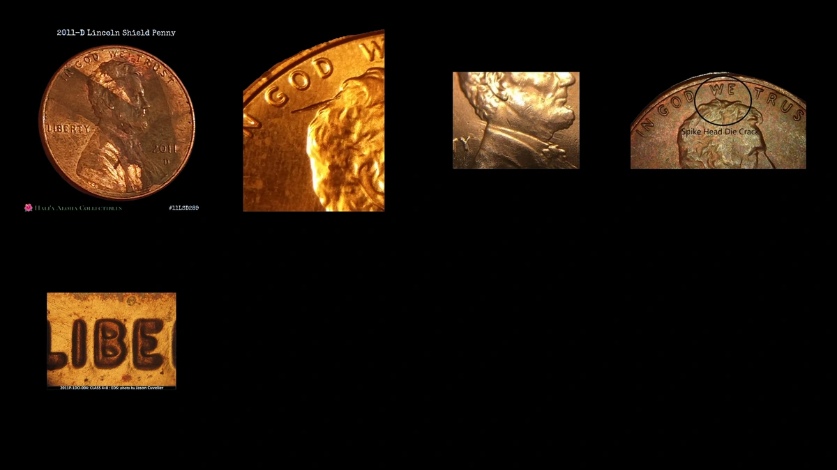 2011 Penny Errors — error coin photographs