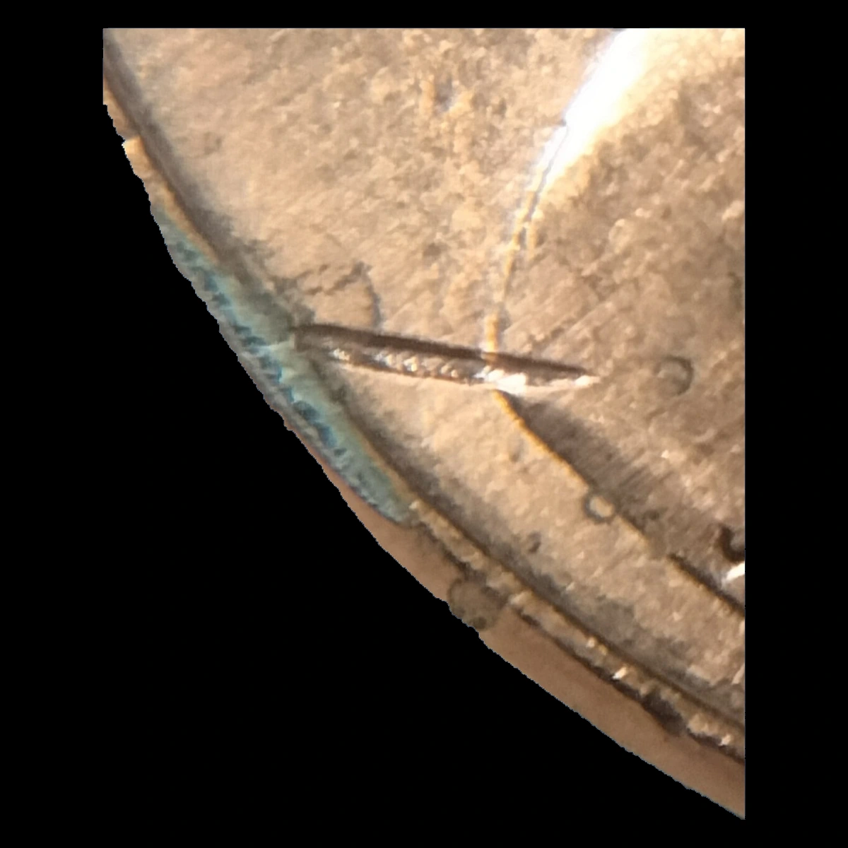 2012 Lincoln Cent (Modern): Struck Through