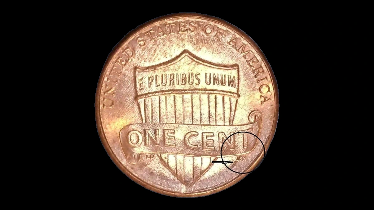 2012 Lincoln Penny: Die Crack / Die Chip
