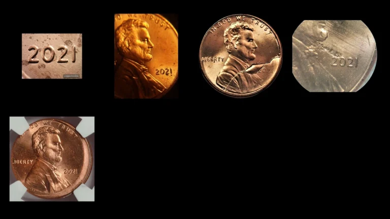 2021 Penny Errors — error coin photographs