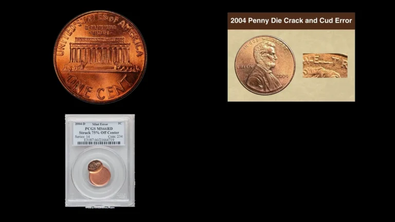 2004 Penny Errors — error coin photographs