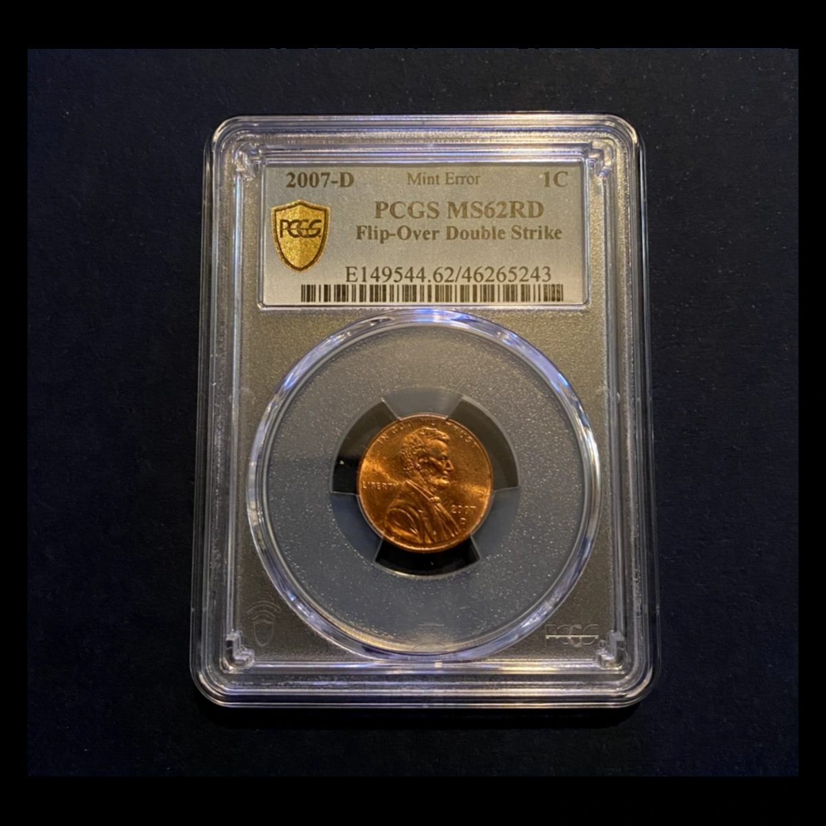 2007 Lincoln Penny: Flip-Over Double Strike