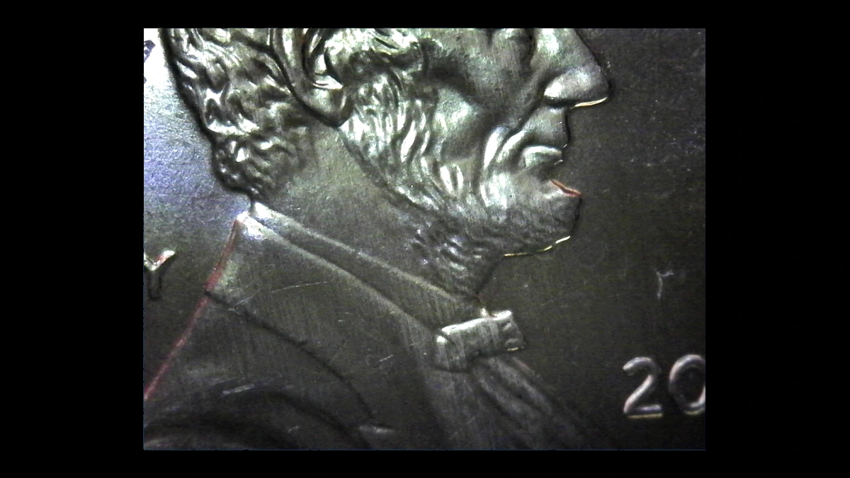 2008 Lincoln Penny: Clashed Dies
