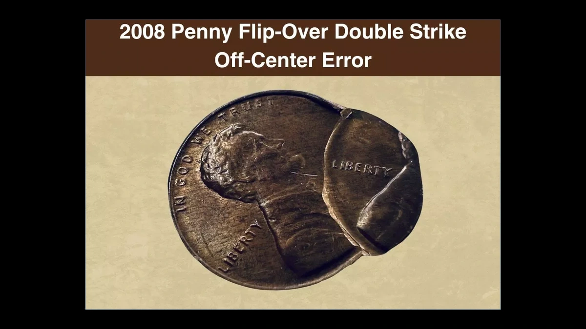 2008 Lincoln Penny: Off-Center Strike
