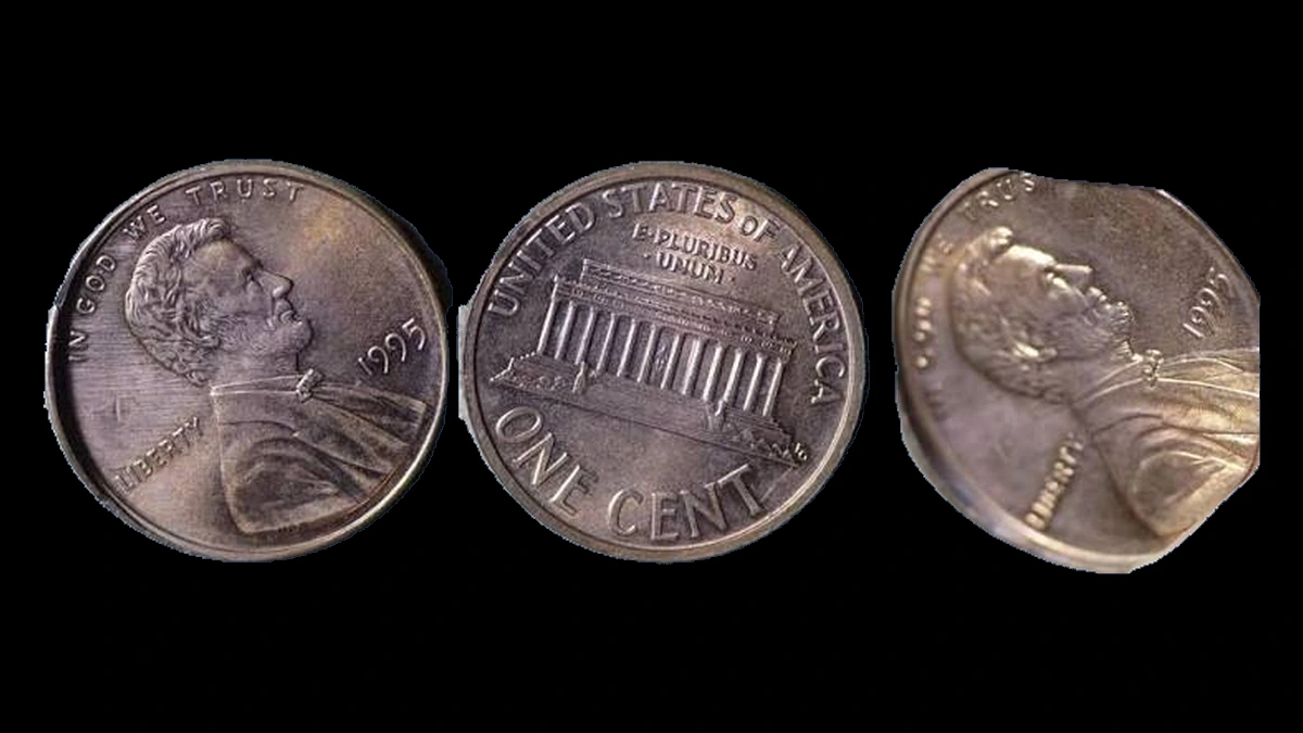 1995 Lincoln Cent (Modern): Partial Collar