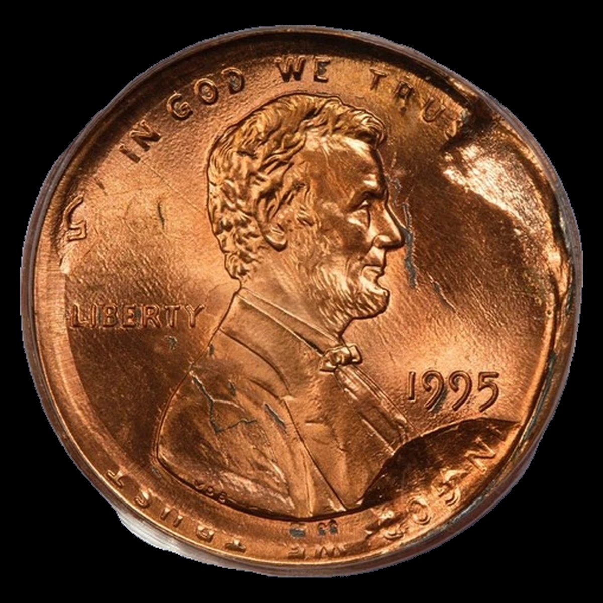 1995 Lincoln Penny: Rotated Double Strike