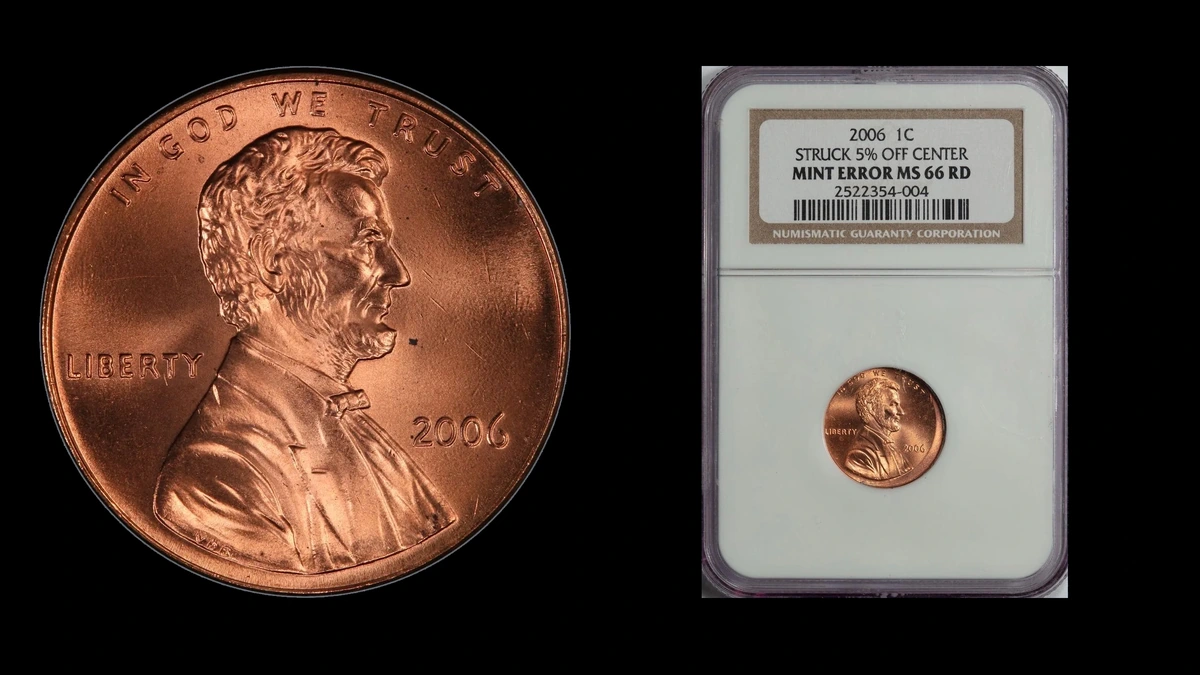 2006 Penny Errors — error coin photographs