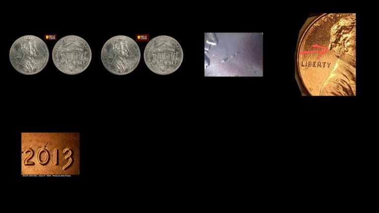 2013 Penny Errors — error coin photographs