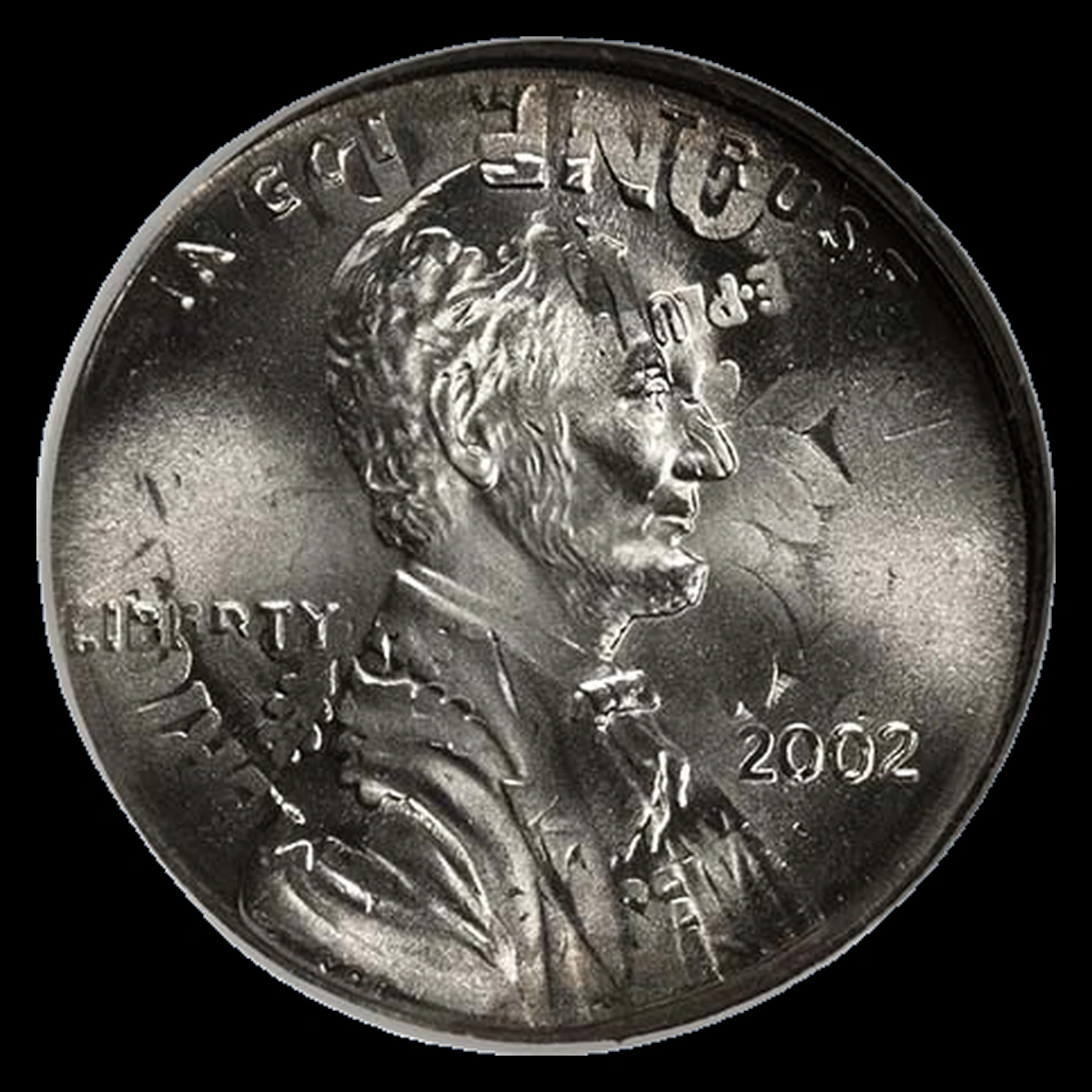 2002 Lincoln Cent (Modern): Overstrike / Double Denomination