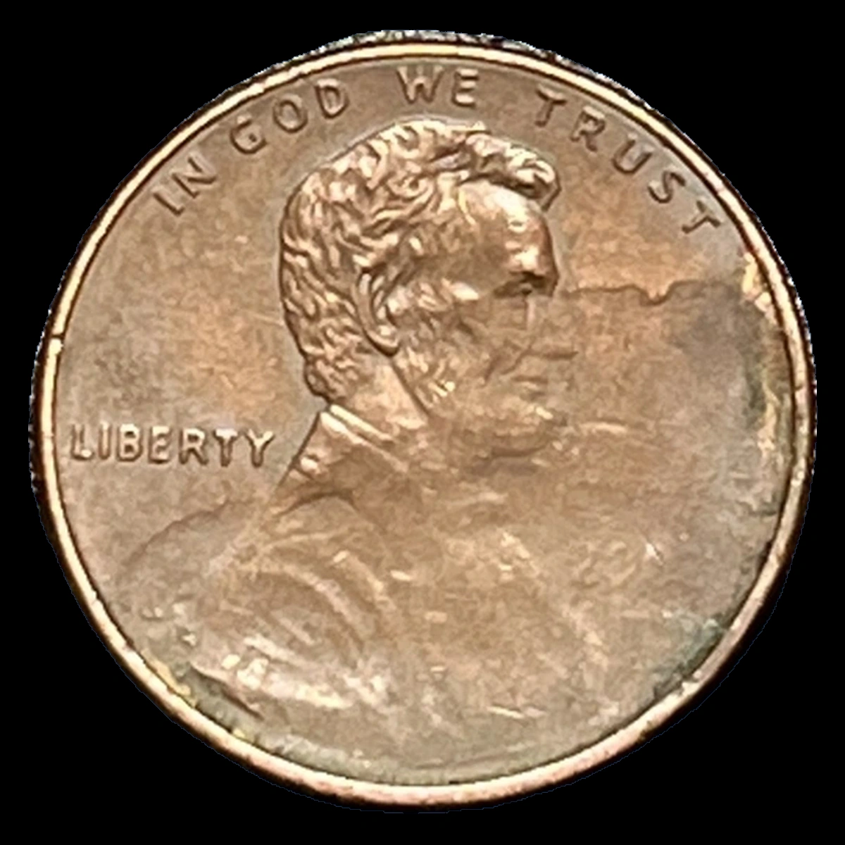 2002 Lincoln Penny: Struck-Through Error