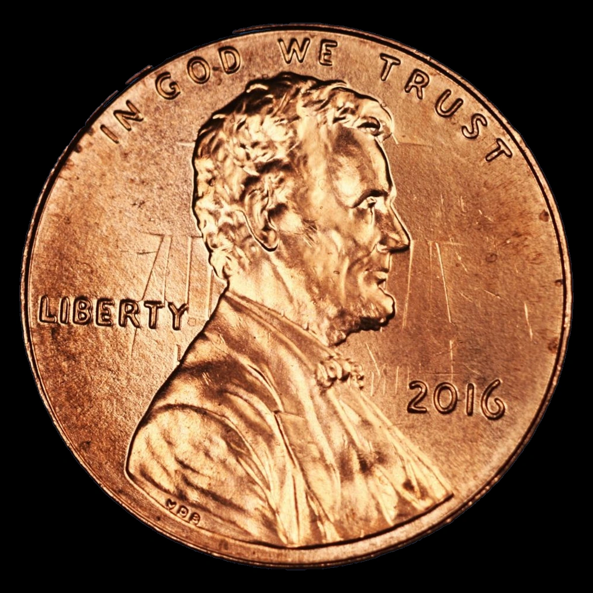 2016 Lincoln Penny: Clashed Dies