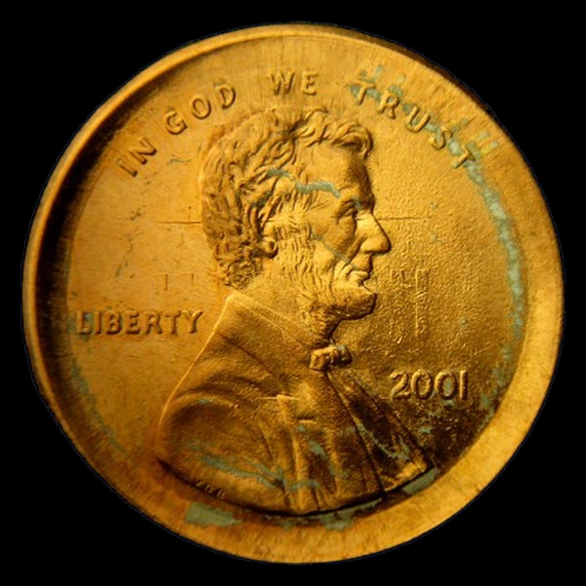 2001 Lincoln Penny: Clashed Dies