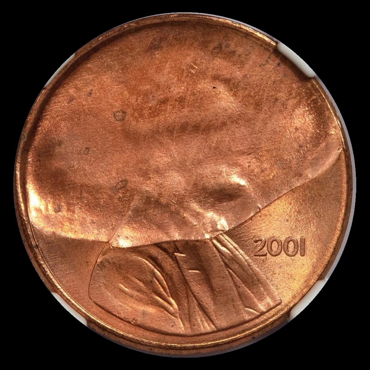 2001 Lincoln Penny: Struck-Through Error