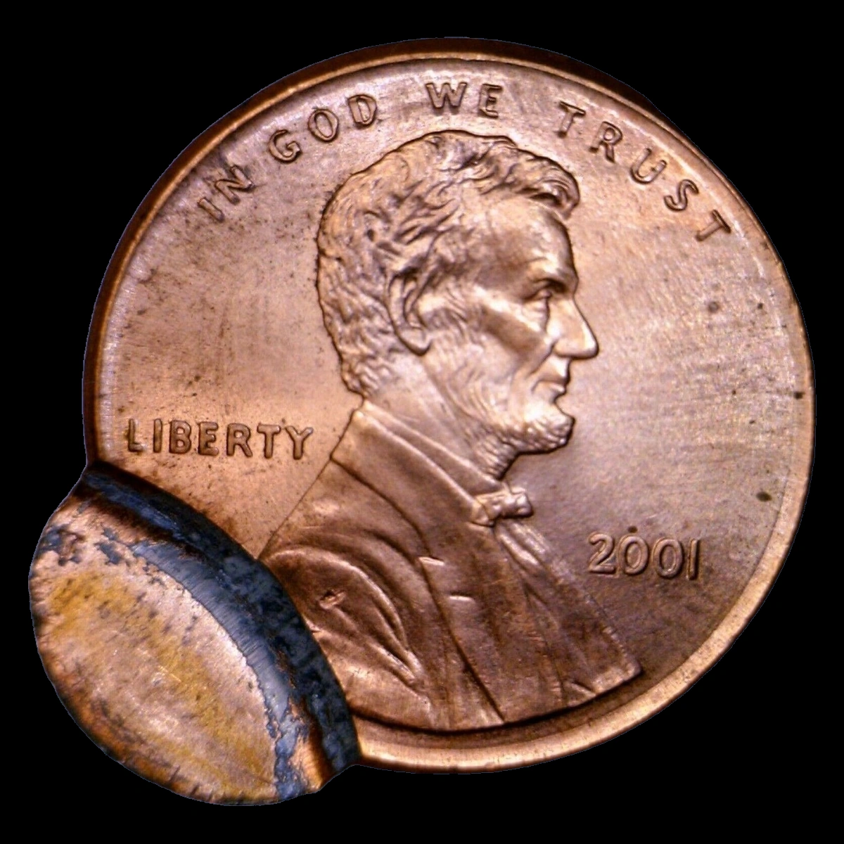 2001 Lincoln Penny: Double / Multiple Strike