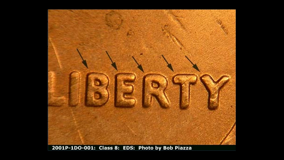 2001 Lincoln Penny: Doubled Die